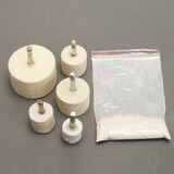 Compound Wheels Felt 5pcs Glass Polishing Wool Cerium Oxide Powder Polishing Tool