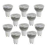 4w Natural White Gu10 10 Pcs High Power Led Warm White