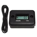 Boat BLACK MOTORCYCLE ATV Hour Meter Ski Snowmobile Waterproof