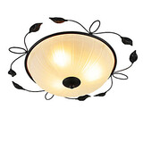 Led Bedroom Balcony Art Glass Ceiling Lamp Ceiling Round