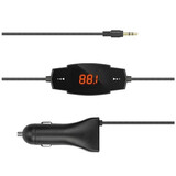 Music Player Hands Free 3.5mm Audio Car Kit Smartphone FM Transmitter USB Charger