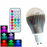 Remote Decorative Led Gu10 Dimmable 500lm 9w Controlled High Power Led Globe Bulbs