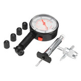 Kit Dust Caps Tool Gauge Tester Car Valve Auto Tire Tyre Air Pressure Depth