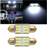 36MM SMD Number White LED Reading Light Plate Interior Festoon Bulb Error Free