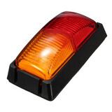 Trailer Truck Red Amber Clearance Indicator Lamp LED Side Marker Light 24V