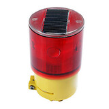 6-led Solar Power Flash Sign Light Safety