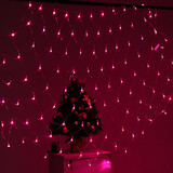 Pink 220v 8-mode Party Garden Net Light Festival Decoration 20-led