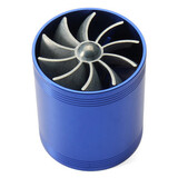 Supercharger Blue Fan Turbine Gas Saver Turbo Dual Power Air Intake