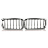 Grilles For BMW 2000 2001 Kidney Chrome Car Grills E38