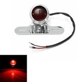 Universal Motorcycle Rear Chrome LED Tail Brake Stop Light Lamp Voltage