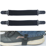 Clips Motorcycle Biker Elastic 2Pcs Ends Boot Straps