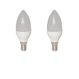 Led Warm White Ac 85-265 V E14 Candle Light Smd C35 2 Pcs