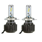 Hi Lo Lights Pair Super Bright H4 LED Turbo 80W Headlight Bulbs