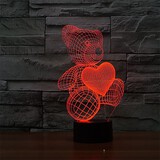 Shape Baby Heart Led Night Light 100 Cute Lamp