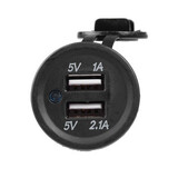 Converter USB Interface 12V Dual USB Car Charger Car Modification