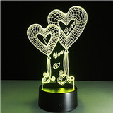 100 Love 3d Led Lights Heart Gifts