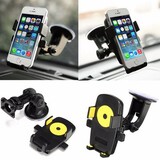 Cell Phone GPS Bracket Stand Mobile Holder PDA Wind Shield Mount 360 Degree Car