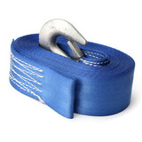 Trailer Webbing 48mm Strap Replacement Rope with Hook Boat Hand Blue Winch