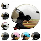 Motorcycle Scooter 3 4 Helmet Face Helmet Prince ZEUS Vintage Harley