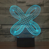 3d Abstract Christmas Light 100 Touch Dimming Decoration Atmosphere Lamp Led Night Light