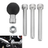 Motorcycle Handlebar M8 Kit Set Screws Base 1inch Ball Clamp