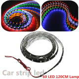 12V New 120CM 60 Van LED Strip Light Car Flexible Neon