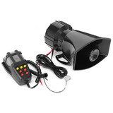 100W Alarm 120db Sound 12V Motorcycle Car 5A Fire Horn Speaker Siren Air Warning