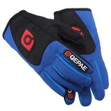 Breathable Comfy Blue Gloves Motorcycle Motor Bike Sports Full Finger
