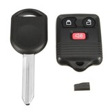 Uncut Ignition Transponder Chip Black Key Car Keyless Entry Remote Fob Ford