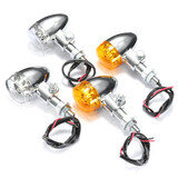 Cruisers Harley Chopper Bobber LED Turn Signal Indicator Light Motorcycle Universal