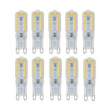 10 Pcs Light G9 Led Warm Smd 6w