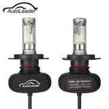 H4 H7 6500K Pair LED Headlights 8000LM Car 25W