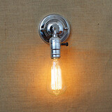 Living Room Aisle American Rural Modern Side Wall Lamp Edison Light Bulb Mini