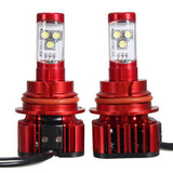 LED 6000K White Driving Lamp Light 6000LM 60W 1 Pair Car Headlight