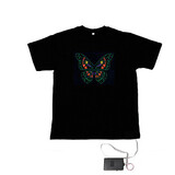 Visualizer Music T-shirt Dancer Vu-spectrum Activated Sound And