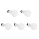 Cool White 5 Pcs 12w E26/e27 Ac 100-240 V Led Globe Bulbs