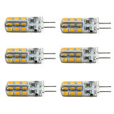 G4 Dimmable Dc12v Warm White 6pcs Cool White Light Led Corn Bulb 3000k/6000k