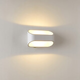 Contemporary Led Integrated Metal Flush Mount Wall Lights Led Bulb Included Modern