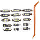 Kit for Audi A4 Lamp Car LED B8 Package 15Pcs Interior Lights Avant