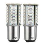 12V Lamps LED Brake Lights 2 PCS Stop SMD Car Red Bulbs BAY15D 1157