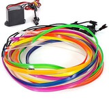 Flexible Car Festival 2M Light Dance Controller EL Wire Neon