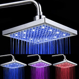 Inch Square Shower Head Ceiling 2-led Assorted Color