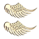 Emblem Badge Car Alloy Angel 3D Decal Sticker Metal Wings Design