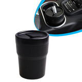 Garbage Bin Trash Car Storage Box Cans Black Plastic