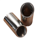 Q5 Exhaust Muffler Tip Pipes 2PCS Chrome Audi A4