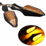 5050 SMD Motorcycle Turn Signal Indicator 4LED Light 12V Blinker Amber