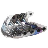 Silver Lens Motorcycle Helmet Clear Colorful Visors