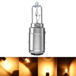 Warm White Low Lamp DC12V BA20D Motorcycle Headlight 35W Halogen Blub