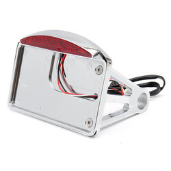 Motorcycle License Plate SidE-mount Bracket For Harley Horizontal LED Tail Light