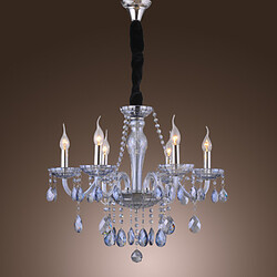 Pendant Lamp Candle Lamp European Villa Lamp Crystal Hotel